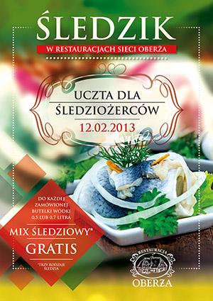 Śledźik w sieci restauracji Oberża