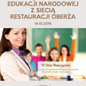 14.10.2016 Dzień Nauczyciela w Sieci Restauracji Oberża